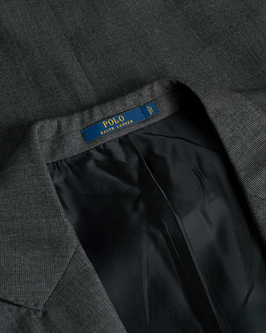 Mies | Polo Ralph Lauren Clothing Connery Peak Lapel Wool Suit Grey | Pre-owned | Polo Ralph Lauren Clothing Connery Peak Lapel Wool Suit Grey