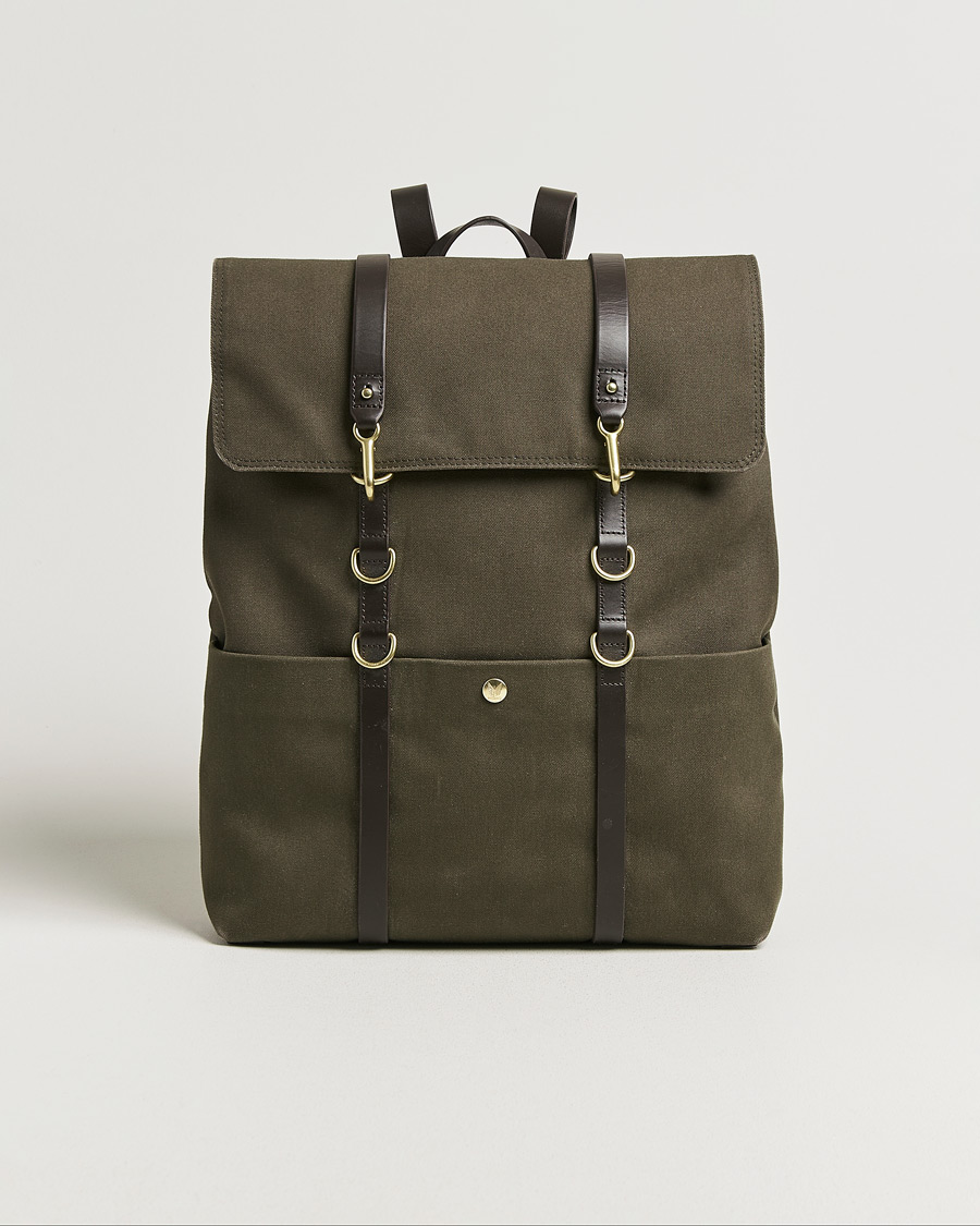 Mies | Pre-owned Asusteet | Pre-owned | Mismo M/S Nylon Backpack Army/Dark Brown