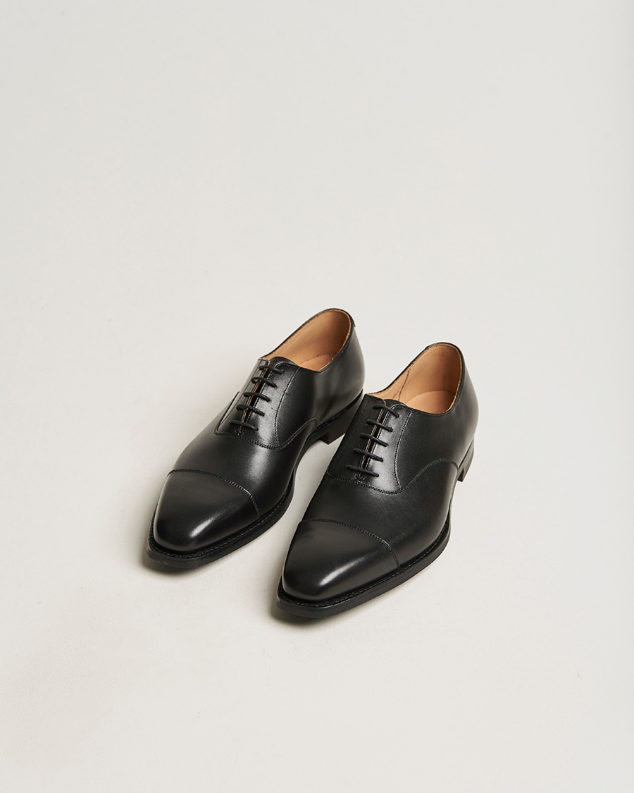 Mies | Pre-owned Pohjattavat kengät | Pre-owned | Crockett & Jones Hallam Oxford City Sole E Black Calf UK6 - EU40