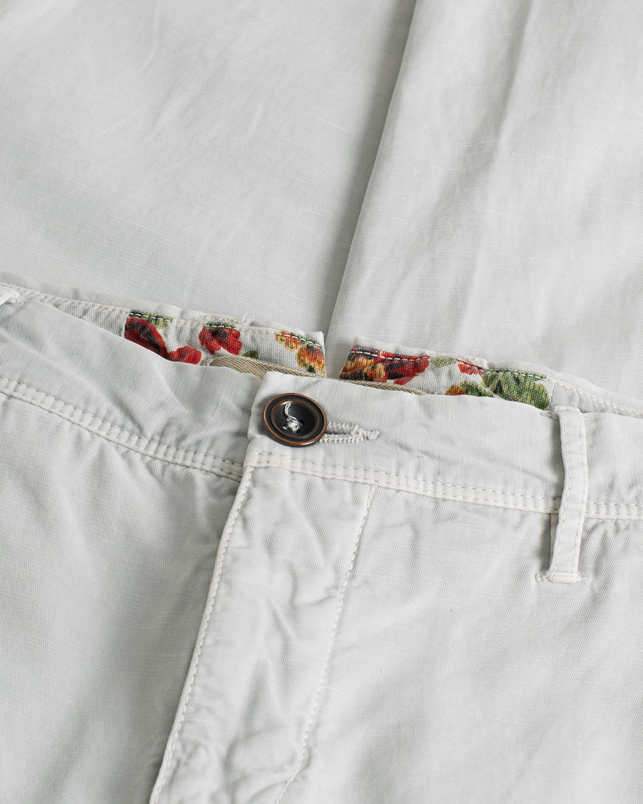 Mies | Pre-owned Housut | Pre-owned | Incotex Slim Fit Stretch Slacks Light Grey W35