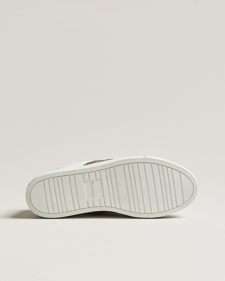 Mies | Paul Smith Ivo Sneaker White Multistripe Nappa | Pre-owned | Paul Smith Ivo Sneaker White Multistripe Nappa