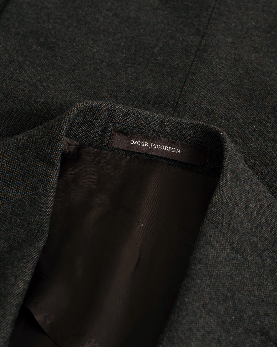 Mies | Oscar Jacobson Edgar Wool Blazer Brown 46 | Pre-owned | Oscar Jacobson Edgar Wool Blazer Brown 46