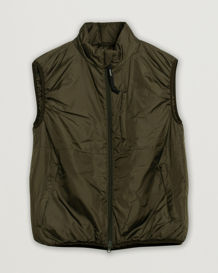 Mies | Takit | Pre-owned | Aspesi Jil Padded Vest Dark Military
