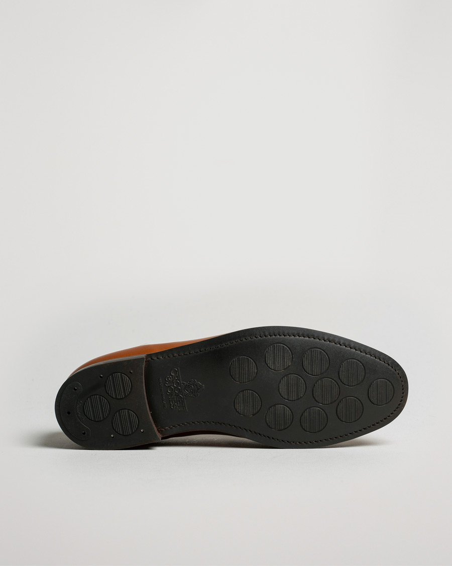 Mies | Crockett & Jones Boston City Sole Congac Calf | Pre-owned | Crockett & Jones Boston City Sole Congac Calf