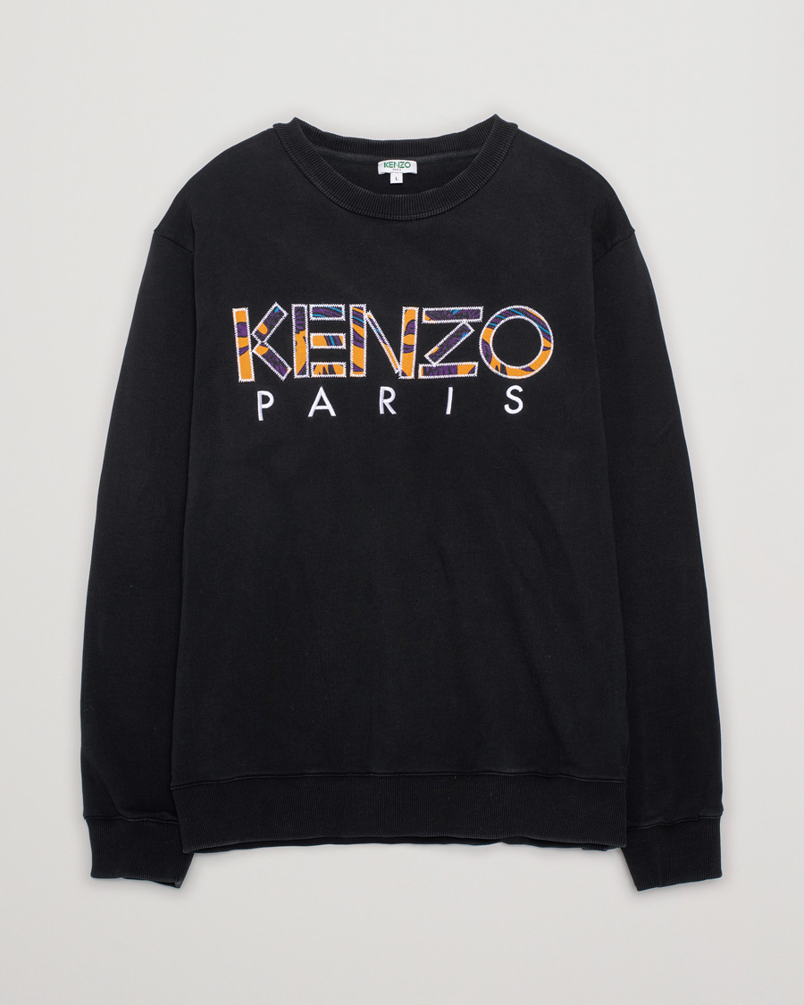 Mies | Kenzo Paris Sweatshirt Black | Pre-owned | Kenzo Paris Sweatshirt Black