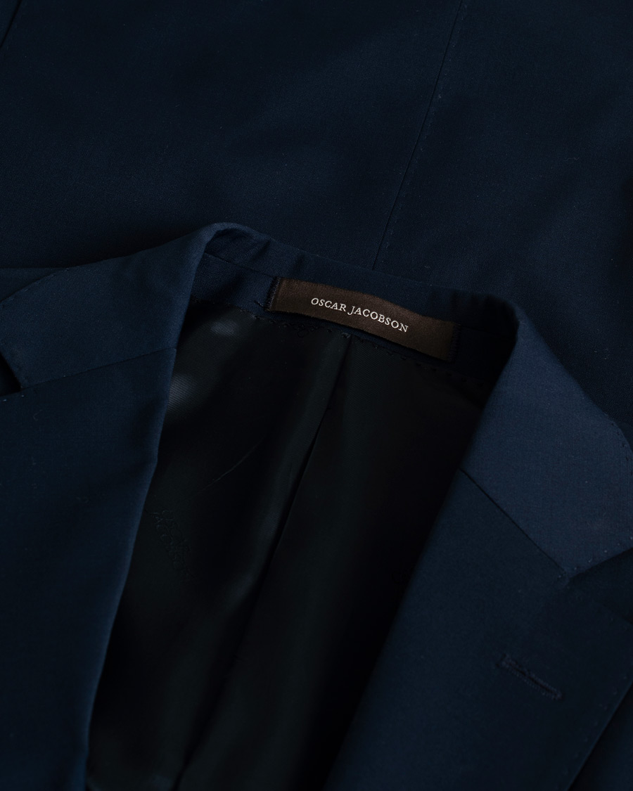 Mies | Pikkutakit | Pre-owned | Oscar Jacobson Edmund/Denz Wool Stretch Suit Blue 46