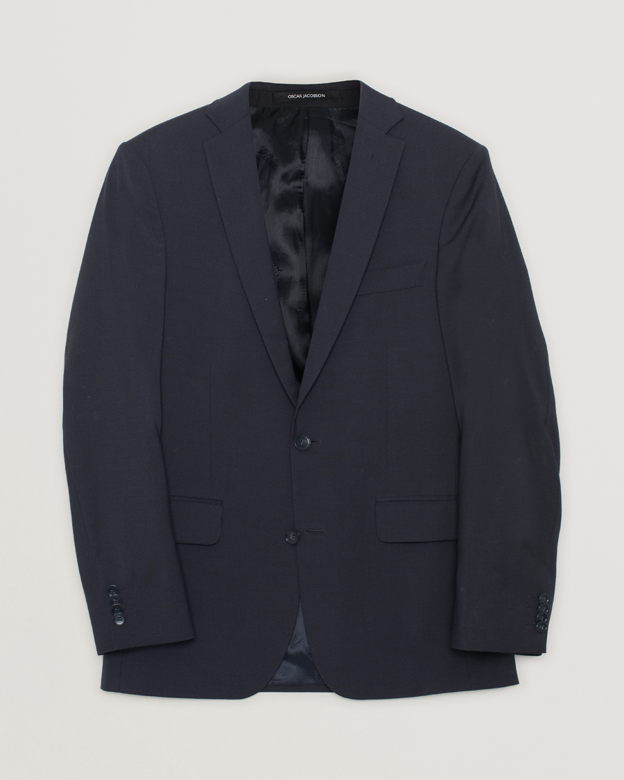 Mies | Pre-owned Pikkutakit | Pre-owned | Oscar Jacobson Floyd Wool Stretch Blazer Navy 44