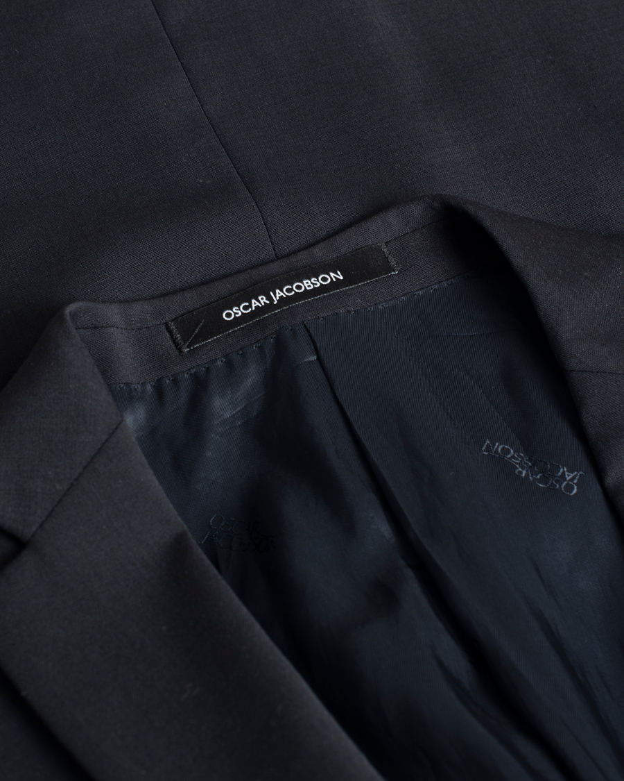 Mies | Pre-owned Pikkutakit | Pre-owned | Oscar Jacobson Floyd Wool Stretch Blazer Navy 44