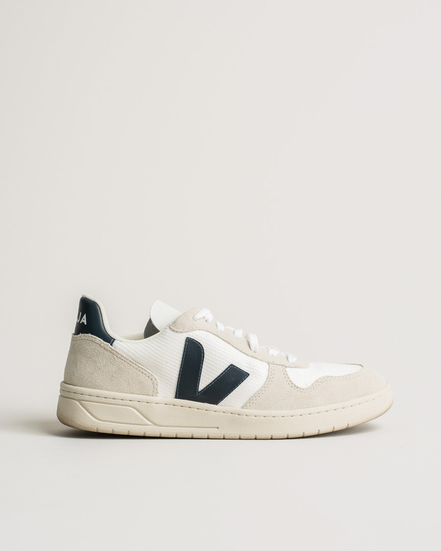 Mies | Veja V-10 Mesh Sneaker White Nautico | Pre-owned | Veja V-10 Mesh Sneaker White Nautico