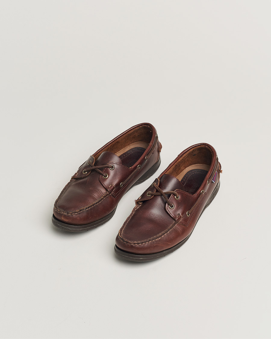 Mies | Sebago Endeavor Oiled Leather Boat Shoe Brown | Pre-owned | Sebago Endeavor Oiled Leather Boat Shoe Brown