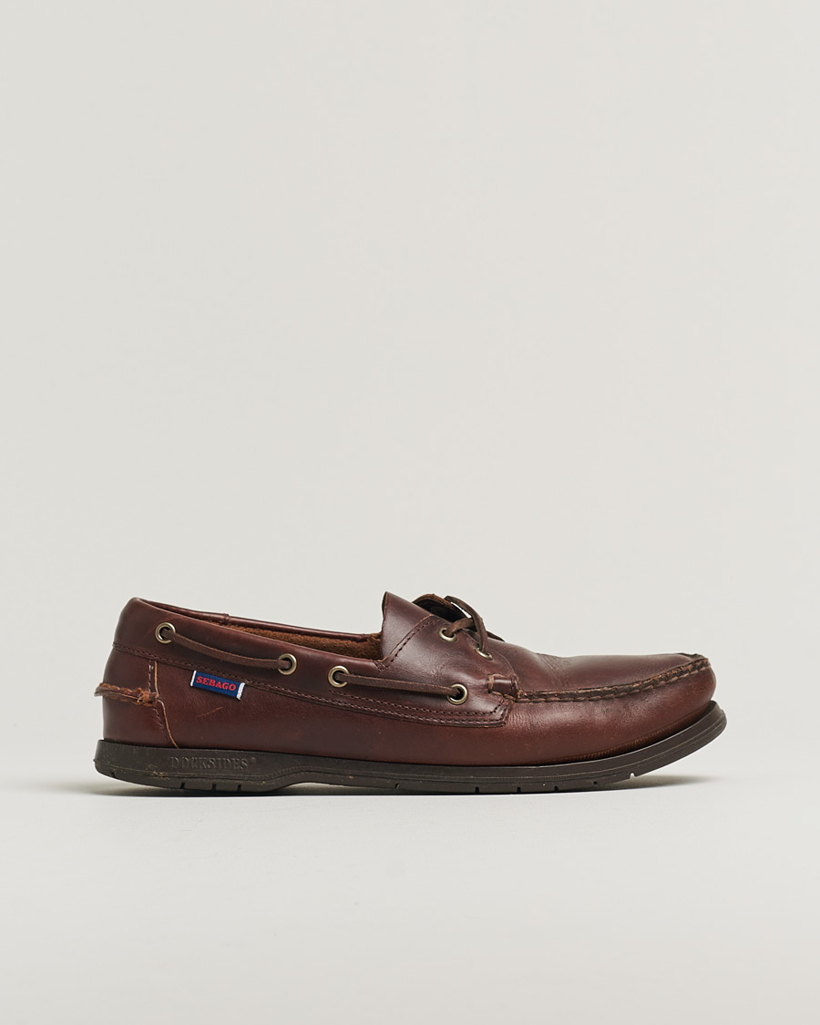 Mies | Sebago Endeavor Oiled Leather Boat Shoe Brown | Pre-owned | Sebago Endeavor Oiled Leather Boat Shoe Brown