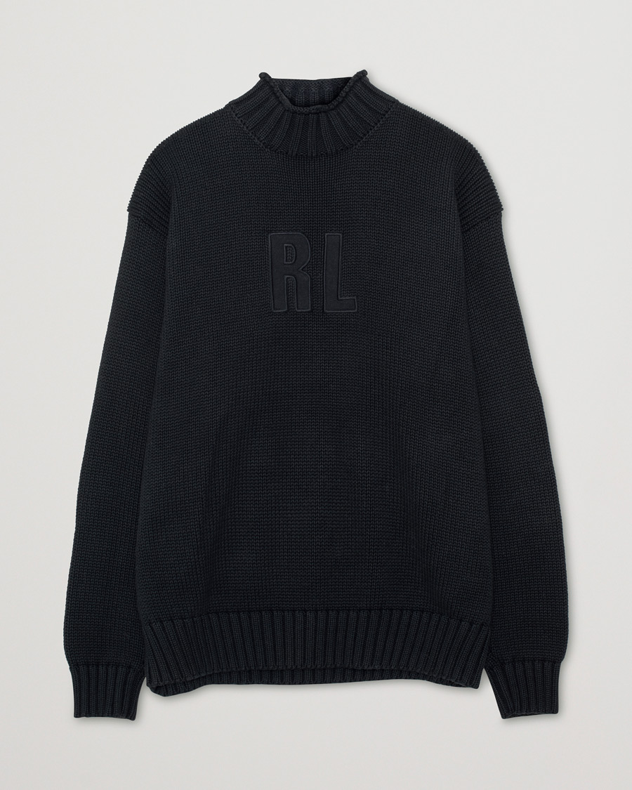 Mies | Polo Ralph Lauren Sport Knitted Sweater Black M | Pre-owned | Polo Ralph Lauren Sport Knitted Sweater Black M