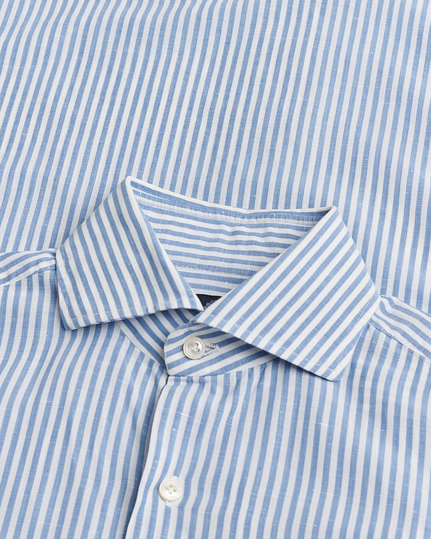 Mies | Finamore Napoli Slim Fit Shirt Blue Stripe 38 - S | Pre-owned | Finamore Napoli Slim Fit Shirt Blue Stripe 38 - S