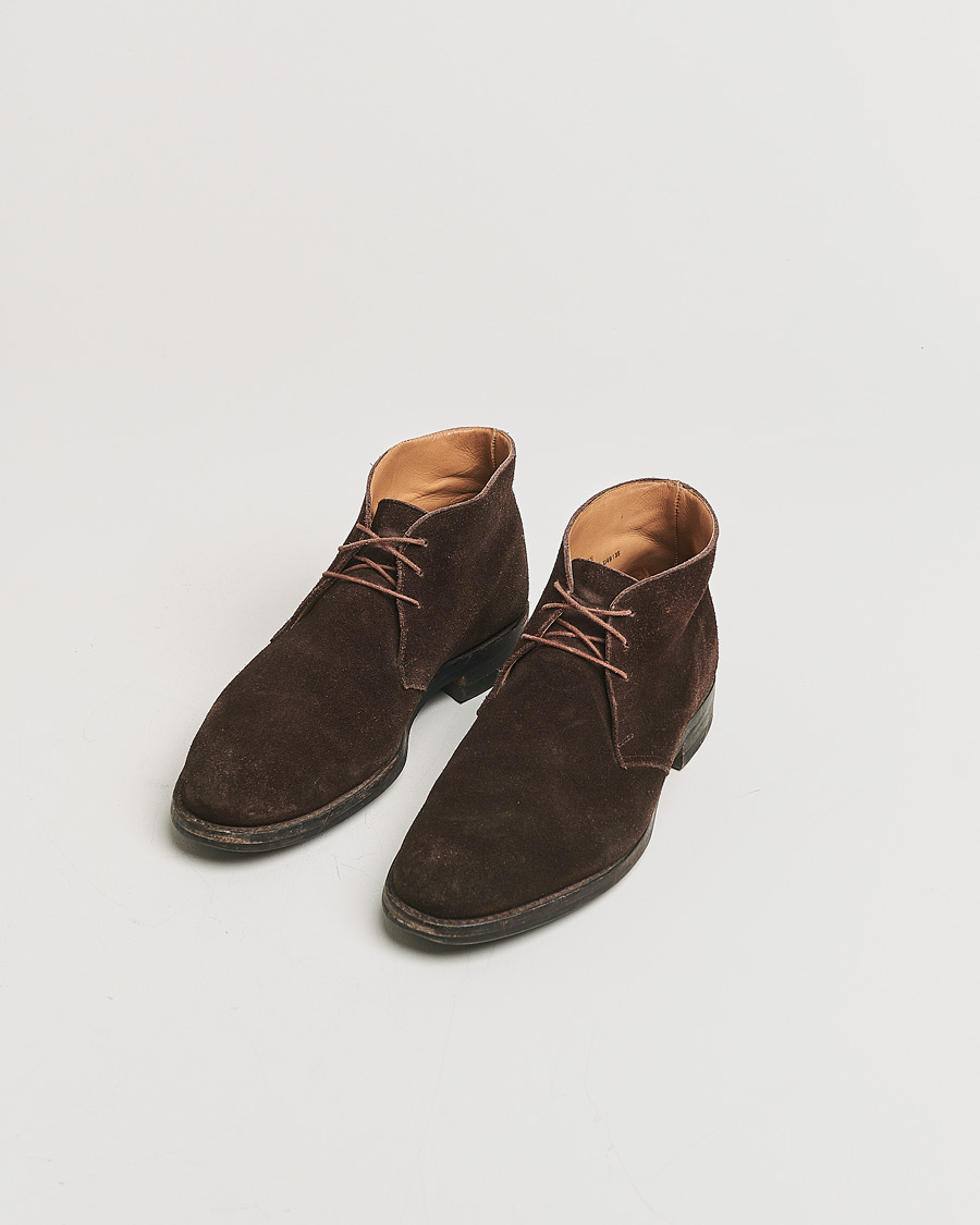 Mies | Crockett & Jones Chiltern Dainite Chukka Boot Brown Suede UK7,5 - EU41,5 | Pre-owned | Crockett & Jones Chiltern Dainite Chukka Boot Brown Suede UK7,5 - EU41,5