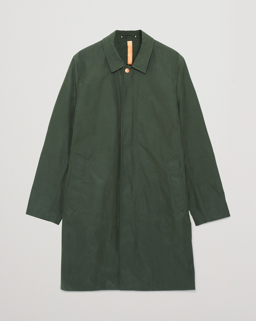 Mies | Private White V.C. Unlined Cotton Ventile Mac Coat 3.0 Moss Green | Pre-owned | Private White V.C. Unlined Cotton Ventile Mac Coat 3.0 Moss Green