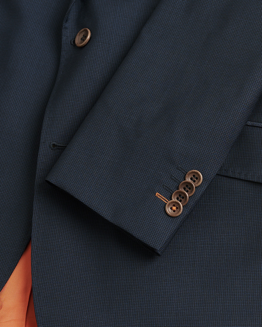 Mies | Pre-owned Puvut | Pre-owned | Morris Wool Suit Navy Check 150