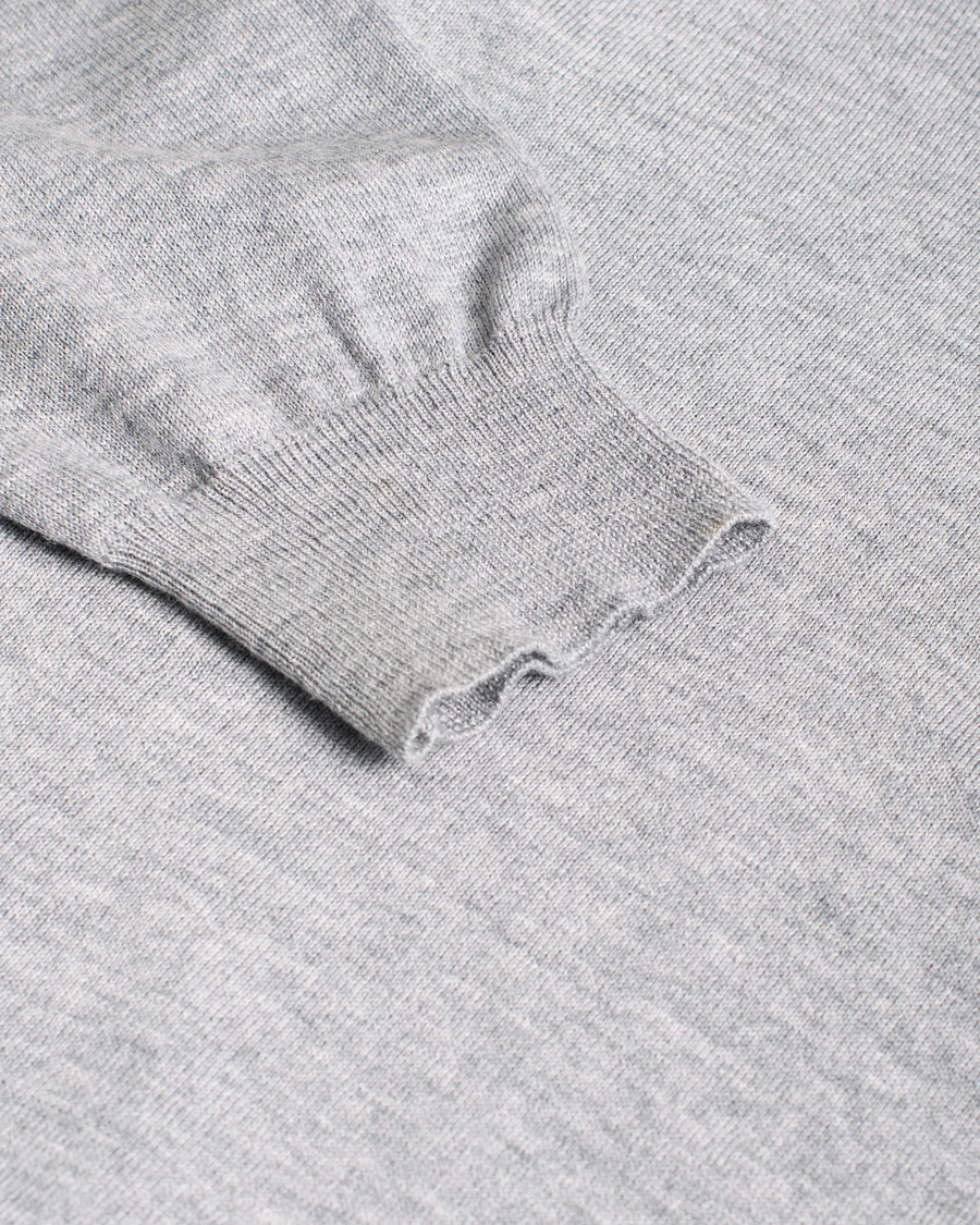 Mies | Puserot | Pre-owned | Stenströms Merino Zegna Knitted Cardigan Light Grey