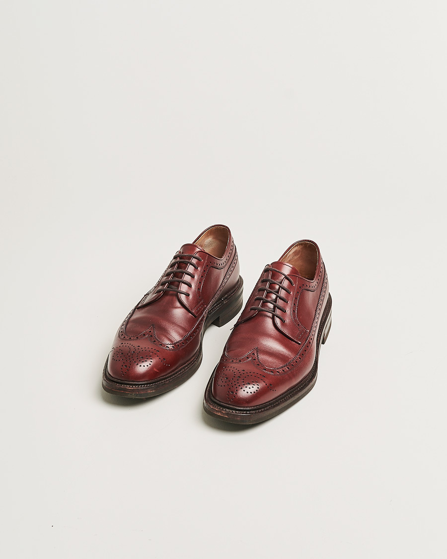 Mies | Pre-owned Kengät | Pre-owned | Carmina Longwing Derby Shoes 532 Burgundy Calf UK7,5 - EU41