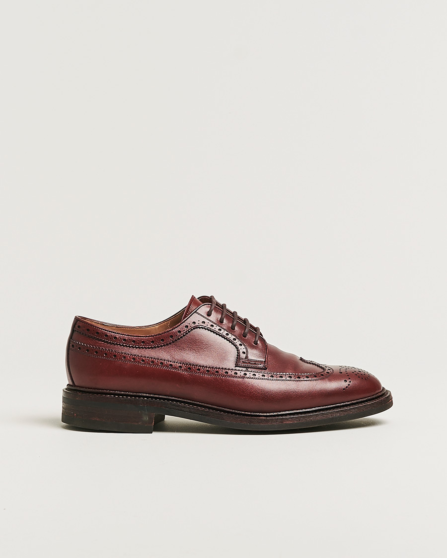 Mies | Pre-owned Kengät | Pre-owned | Carmina Longwing Derby Shoes 532 Burgundy Calf UK7,5 - EU41