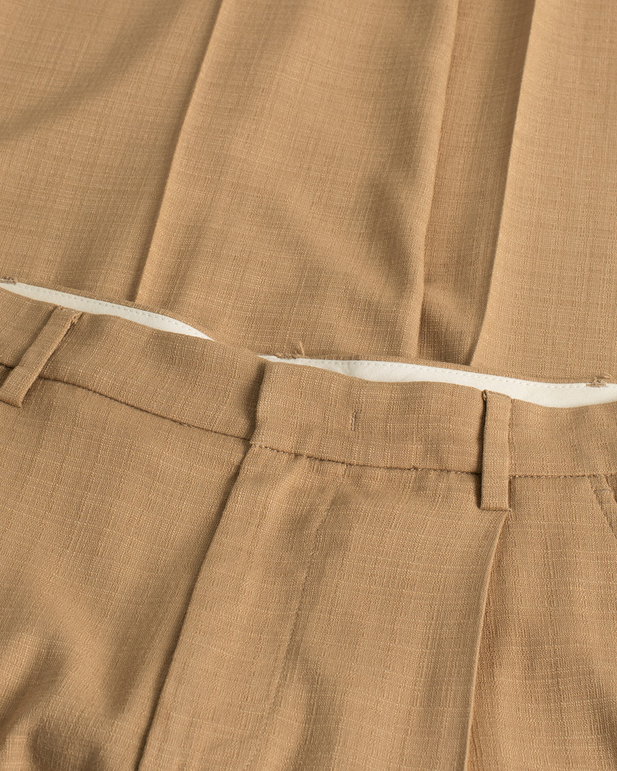 Mies | Barena Talon Pleated Trousers Khaki | Pre-owned | Barena Talon Pleated Trousers Khaki