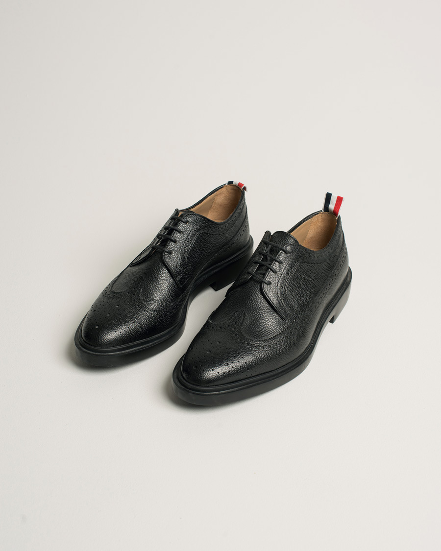 Mies | Thom Browne Lightweight Longwing Brogues Black | Pre-owned | Thom Browne Lightweight Longwing Brogues Black