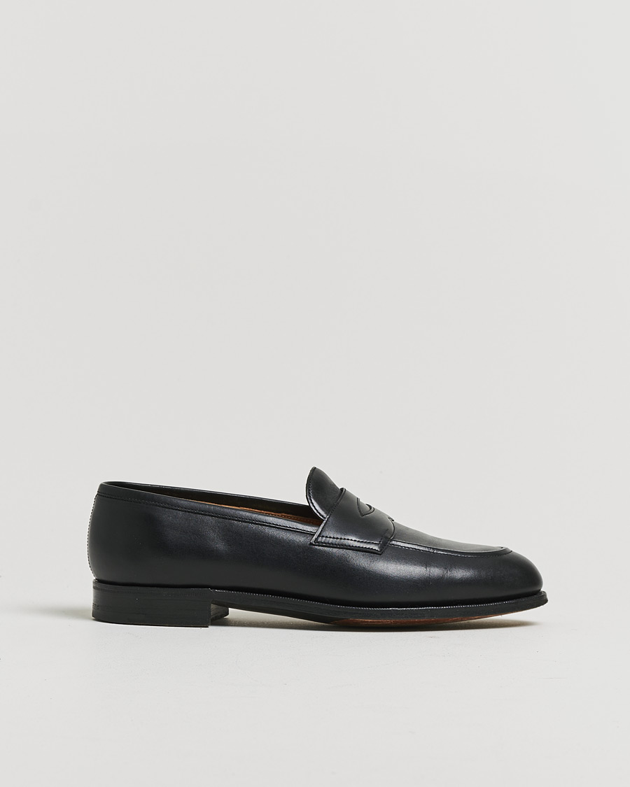 Mies | Pre-owned Pohjattavat kengät | Pre-owned | Edward Green Piccadilly Penny Loafer Black Calf UK7,5 - EU41,5
