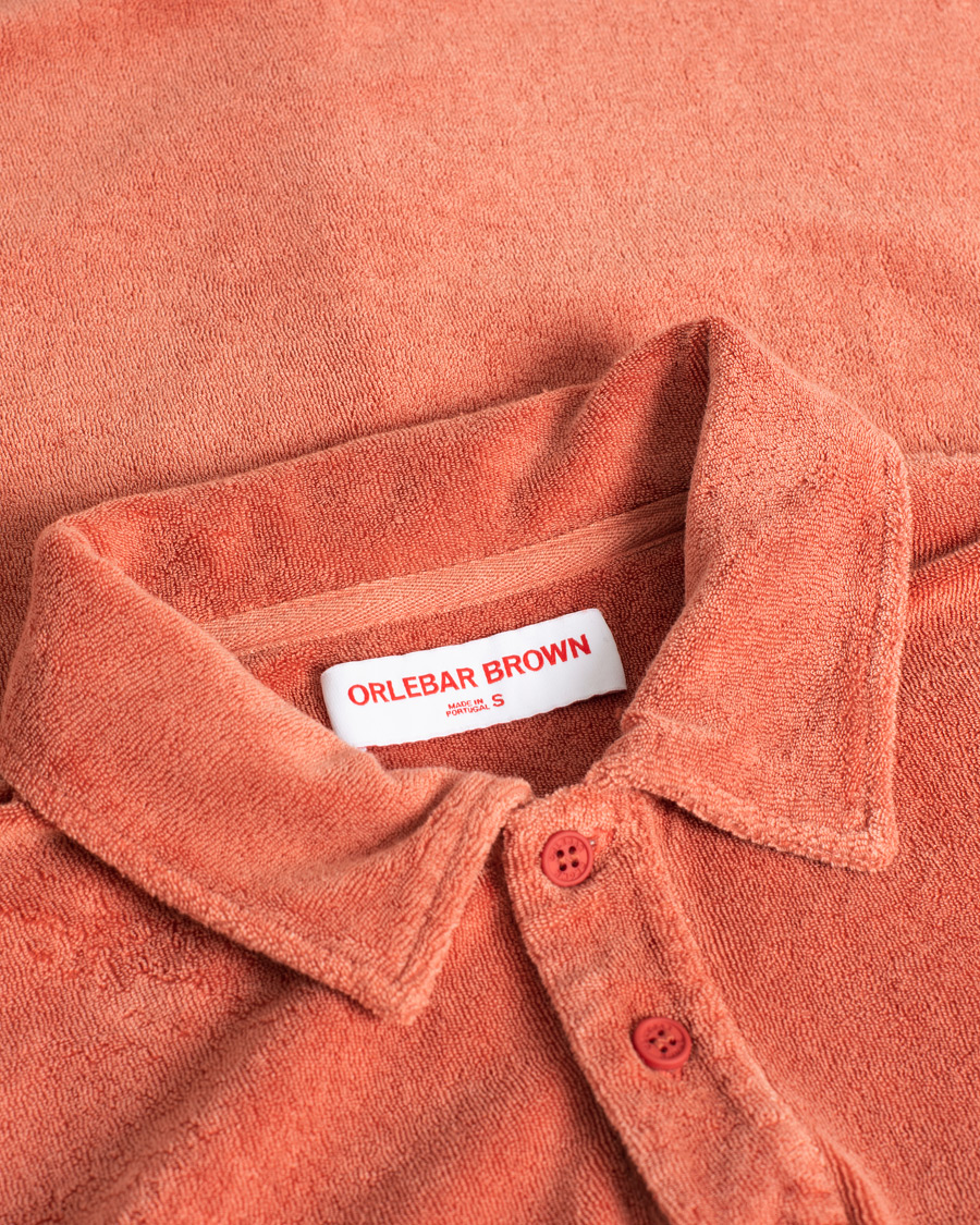 Mies | Pikeet | Pre-owned | Orlebar Brown Terry Polo Peach S