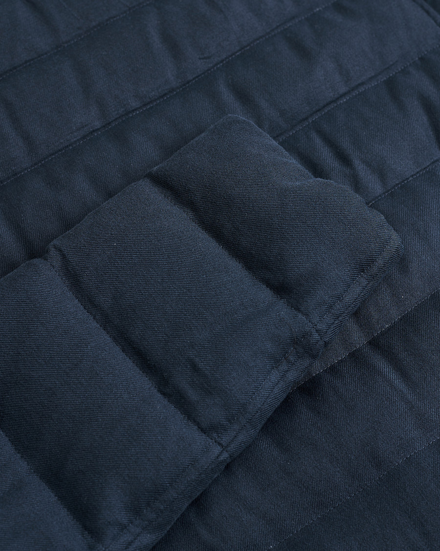 Mies | Herno Flannel Down Jacket Navy 52 | Pre-owned | Herno Flannel Down Jacket Navy 52