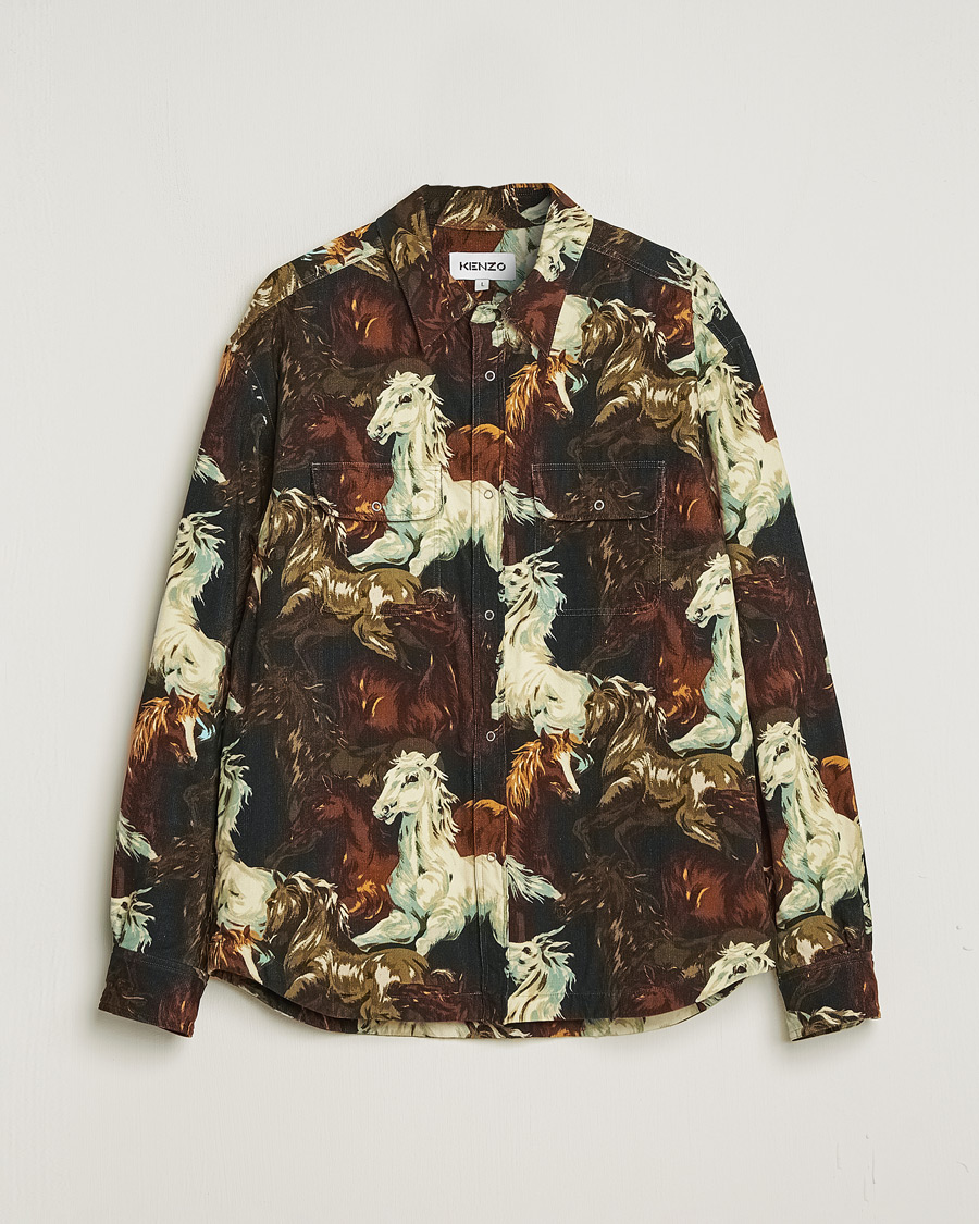 Mies | Takit | Pre-owned | KENZO Chevwaux Printed Overshirt Multi