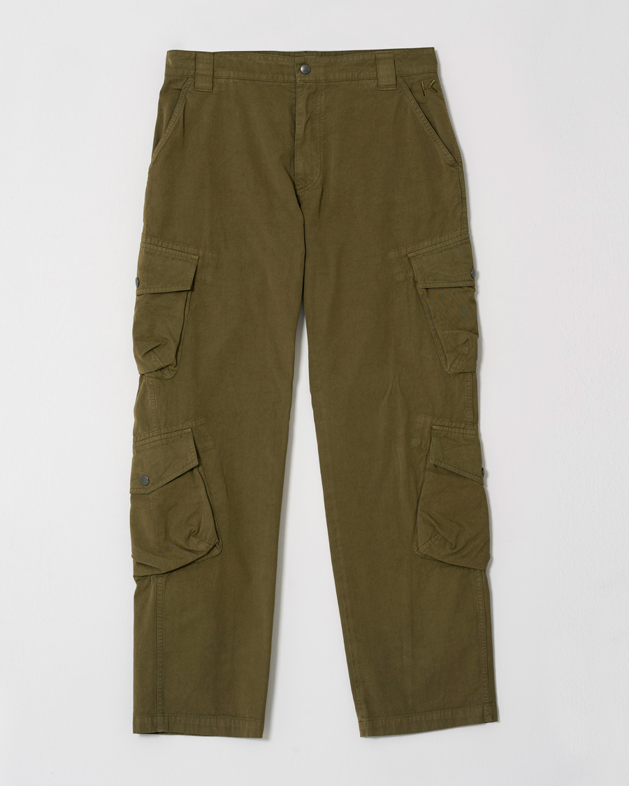 Mies | Housut | Pre-owned | KENZO Utilitarian Cargo Trousers Green W32