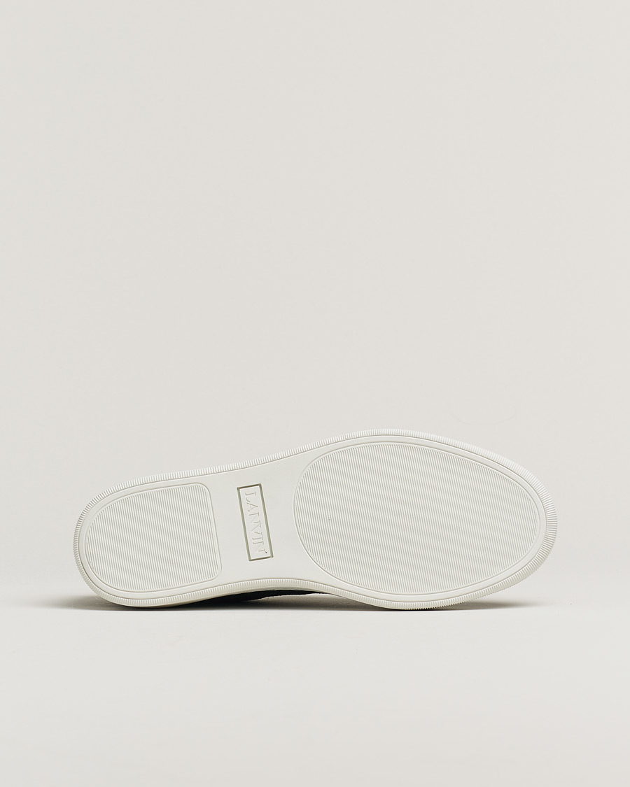 Mies | Lanvin DBB1 Patent Cap Toe Sneaker Black | Pre-owned | Lanvin DBB1 Patent Cap Toe Sneaker Black