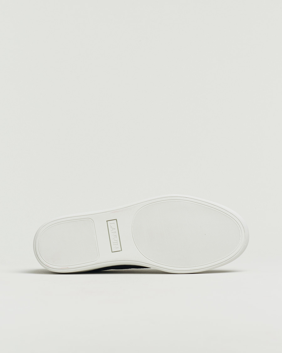 Mies | Lanvin DBB1 Patent Cap Toe Sneaker Black | Pre-owned | Lanvin DBB1 Patent Cap Toe Sneaker Black