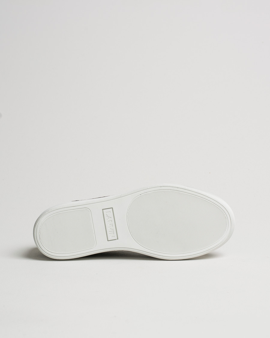 Mies | Lanvin Patent Cap Toe Sneaker Black | Pre-owned | Lanvin Patent Cap Toe Sneaker Black