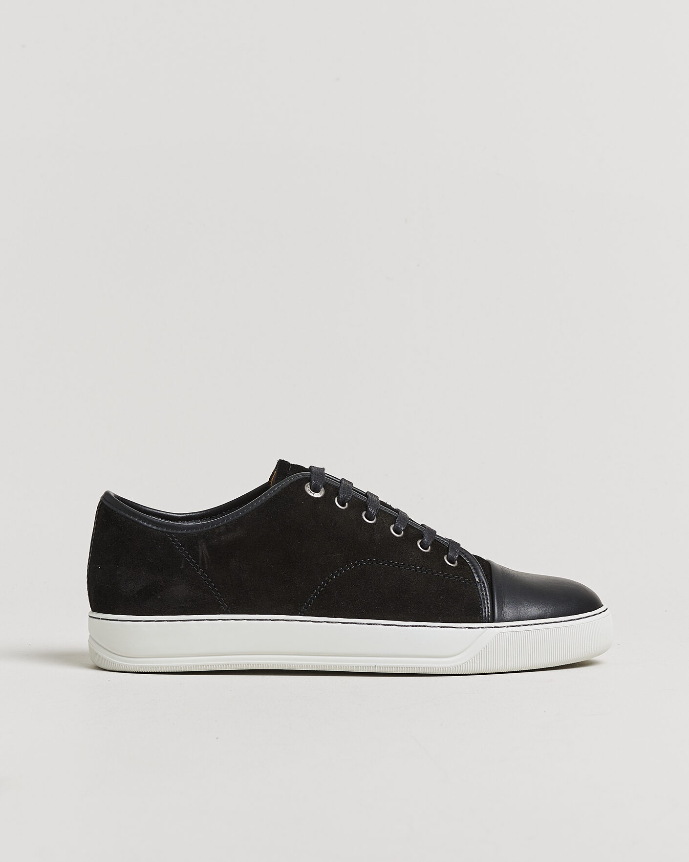 Mies | Pre-owned Kengät | Pre-owned | Lanvin DBB1 Nappa Cap Toe Sneaker Black UK8 - EU42