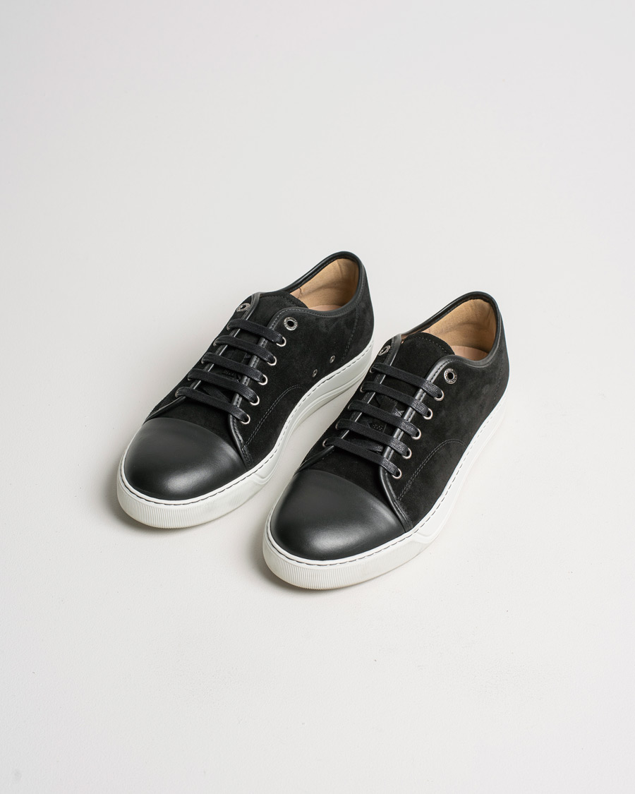 Mies | Lanvin Nappa Cap Toe Sneaker Black | Pre-owned | Lanvin Nappa Cap Toe Sneaker Black