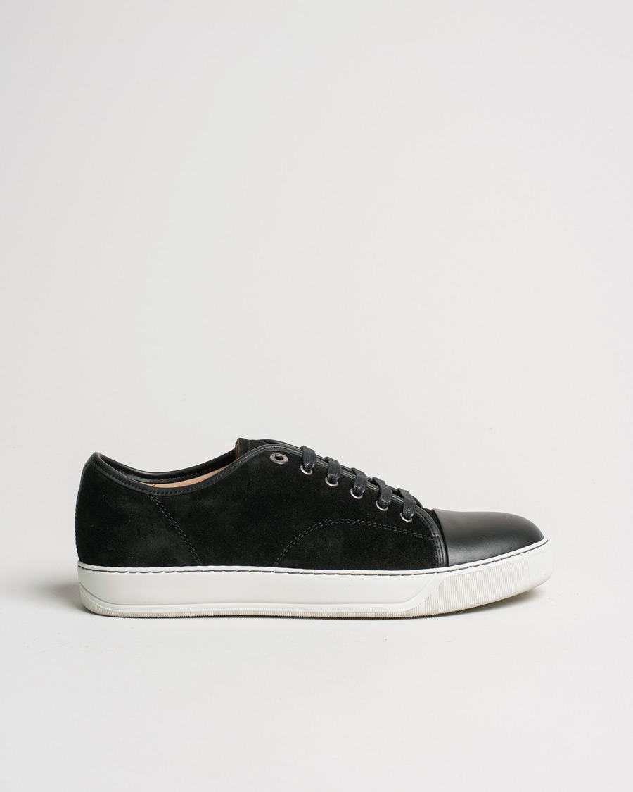 Mies | Lanvin Nappa Cap Toe Sneaker Black | Pre-owned | Lanvin Nappa Cap Toe Sneaker Black
