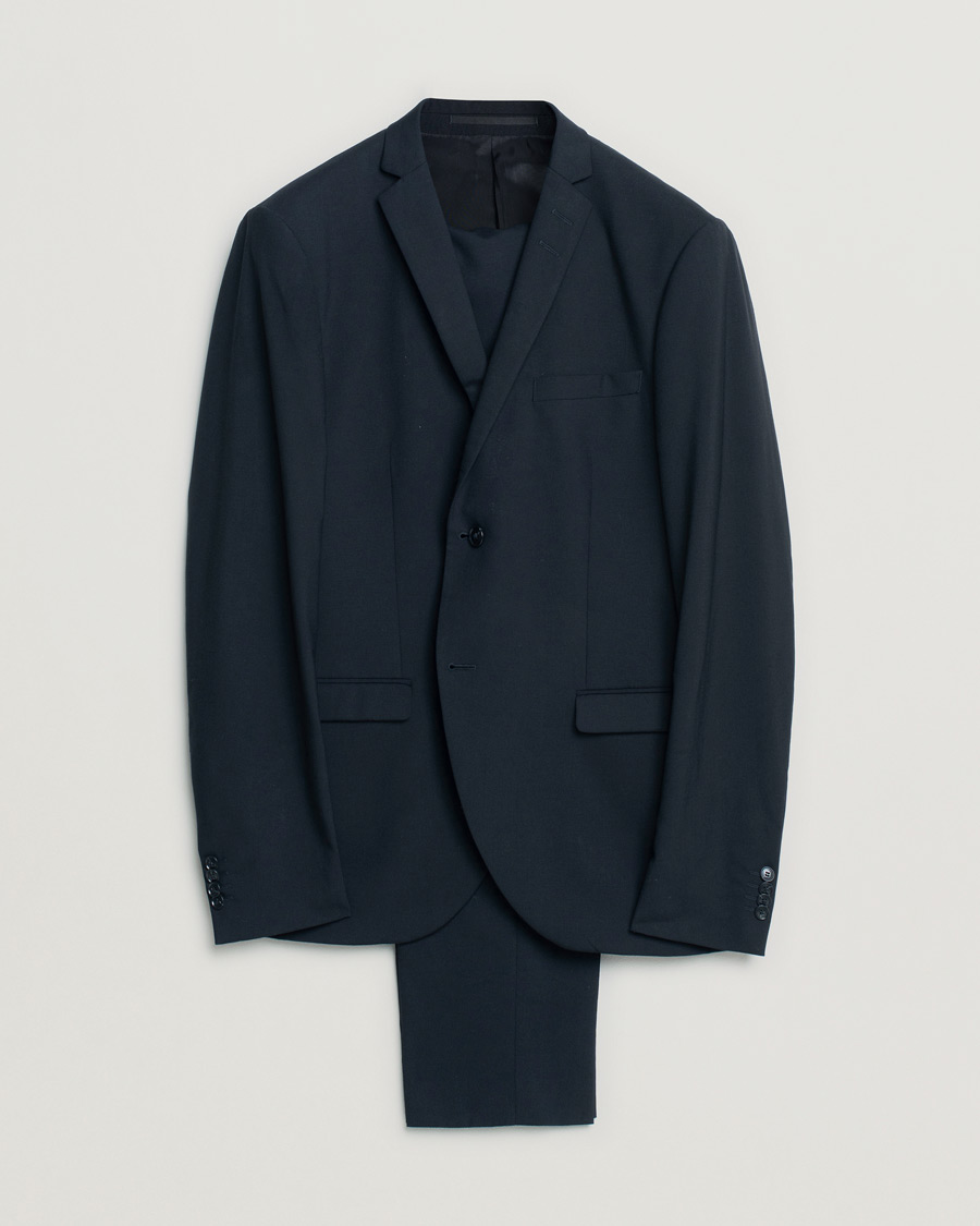 Mies | Tiger of Sweden Wool Suit Black 50 | Pre-owned | Tiger of Sweden Wool Suit Black 50