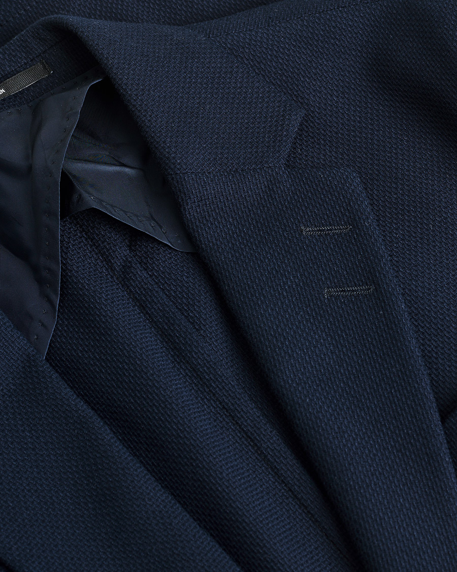 Mies | Tiger of Sweden Lamonte Cotton Blazer Navy 46 | Pre-owned | Tiger of Sweden Lamonte Cotton Blazer Navy 46
