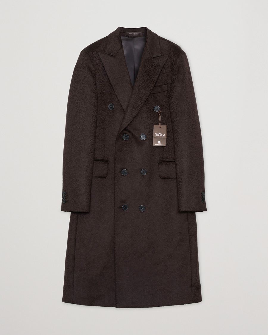 Mies | Takit | Pre-owned | Oscar Jacobson Pekka Camel hair Coat Brown 50