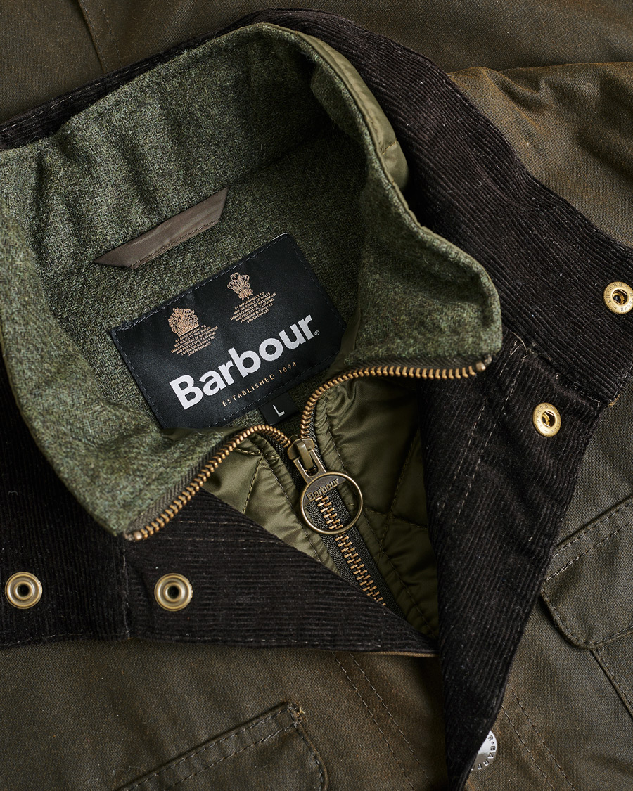 Mies | Takit | Pre-owned | Barbour Lifestyle Ogston Waxed Jacket Olive