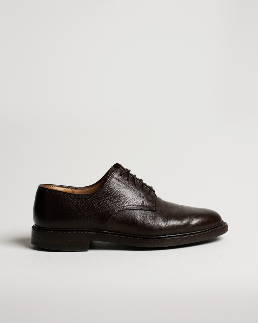 Mies | Crockett & Jones x Tärnsjö Garveri Grasmere Country Grain Dainite Dark Brown | Pre-owned | Crockett & Jones x Tärnsjö Garveri Grasmere Country Grain Dainite Dark Brown