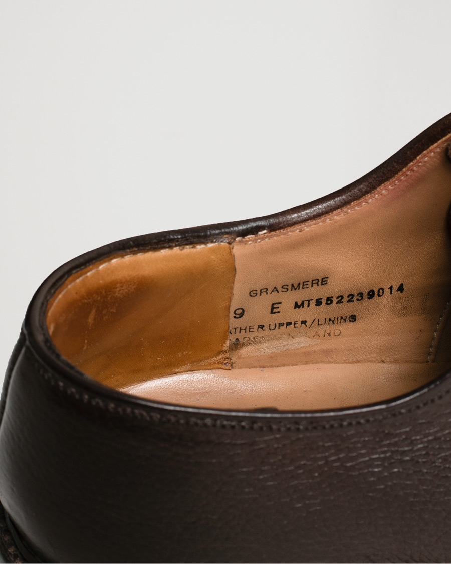 Mies | Crockett & Jones x Tärnsjö Garveri Grasmere Country Grain Dainite Dark Brown | Pre-owned | Crockett & Jones x Tärnsjö Garveri Grasmere Country Grain Dainite Dark Brown