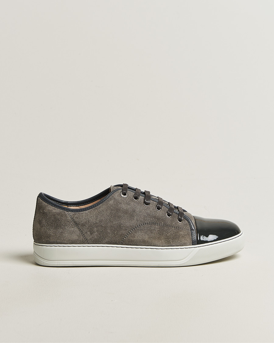 Mies | Pre-owned Kengät | Pre-owned | Lanvin DBB1 Patent Cap Toe Sneaker Dark Grey UK10 - EU44