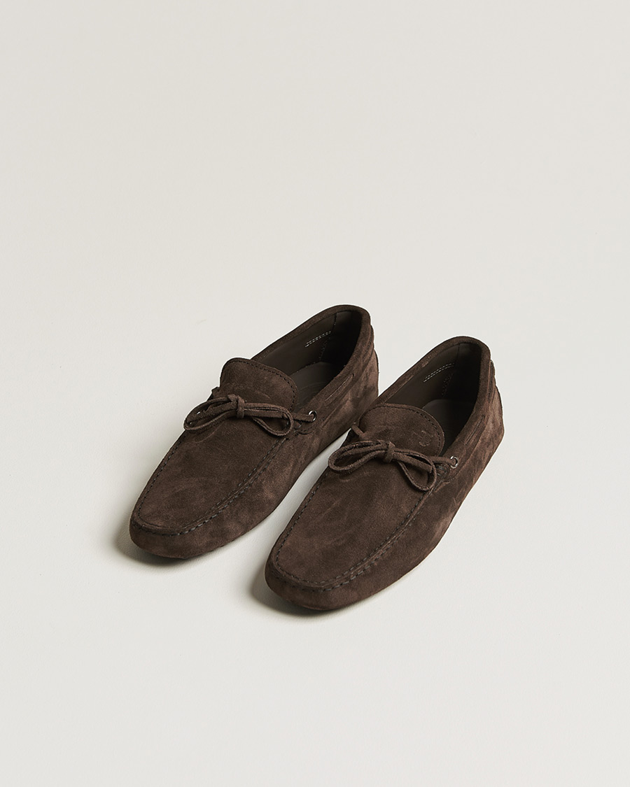 Mies | Pre-owned Kengät | Pre-owned | Tod's Lacetto Gommino Carshoe Dark Brown Suede UK8 - EU42