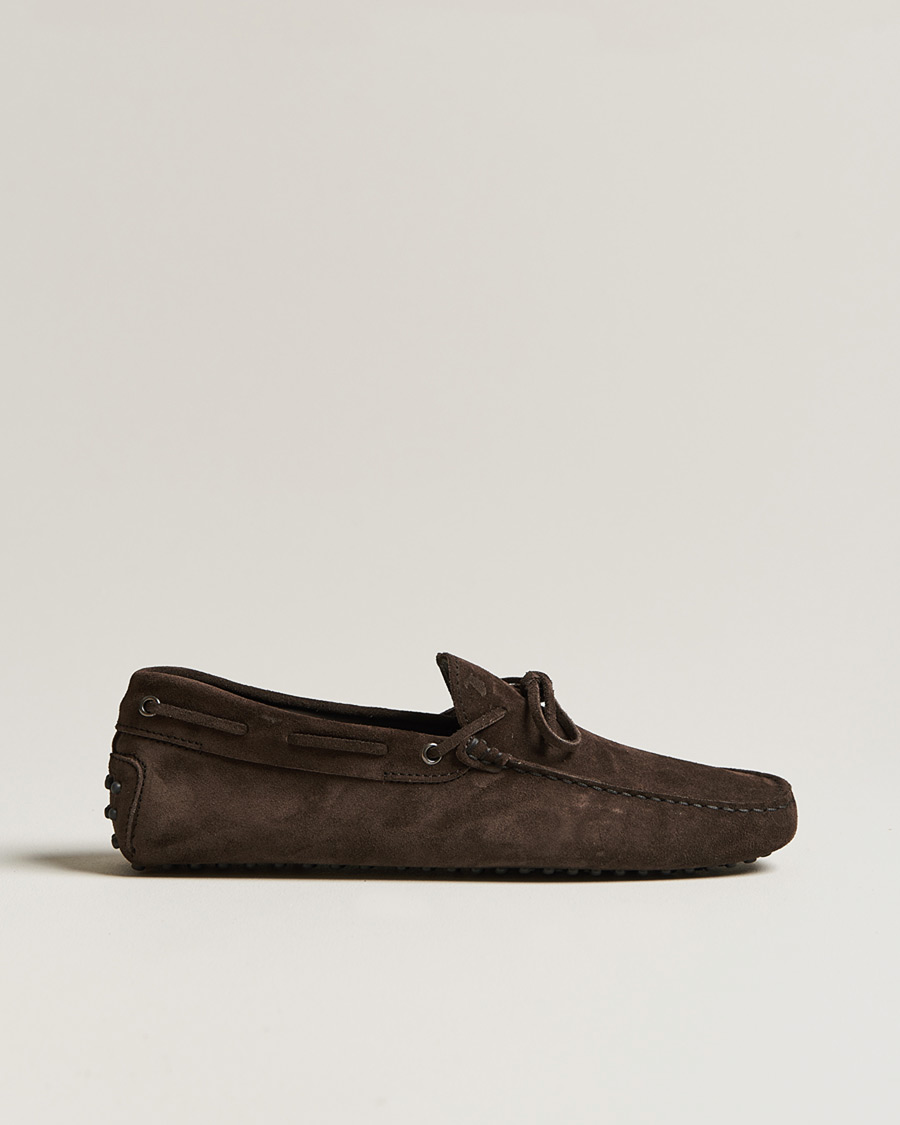 Mies | Pre-owned Kengät | Pre-owned | Tod's Lacetto Gommino Carshoe Dark Brown Suede UK8 - EU42