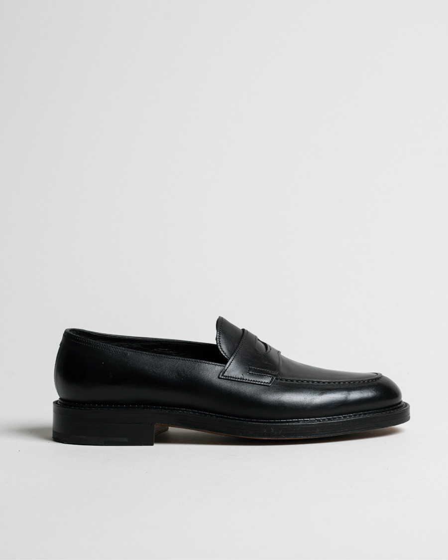 Mies | John Lobb Lopez New Standard Penny Loafer Black Calf UK8,5 - EU42,5 | Pre-owned | John Lobb Lopez New Standard Penny Loafer Black Calf UK8,5 - EU42,5