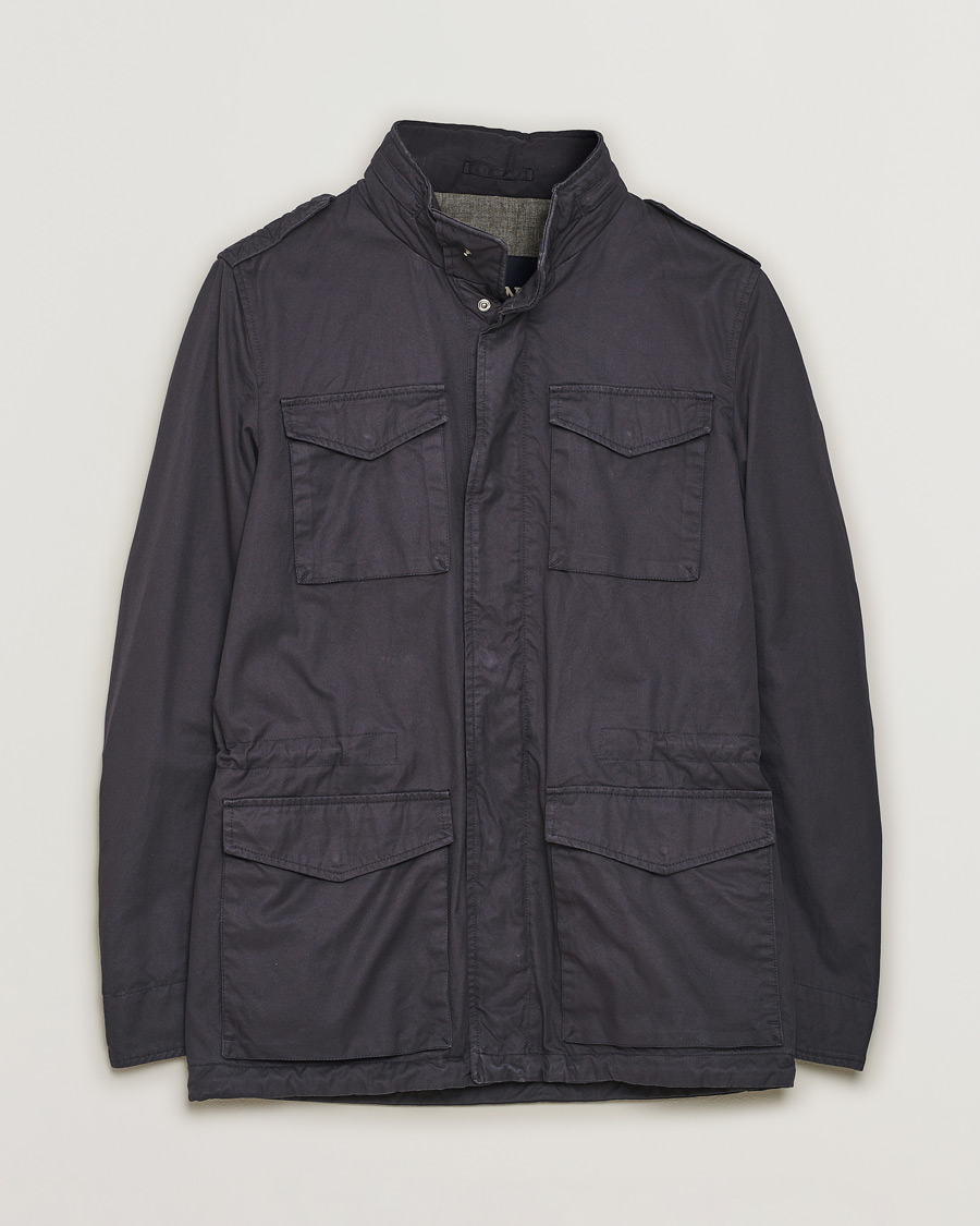 Mies | Takit | Pre-owned | Herno Cotton Field Jacket Navy