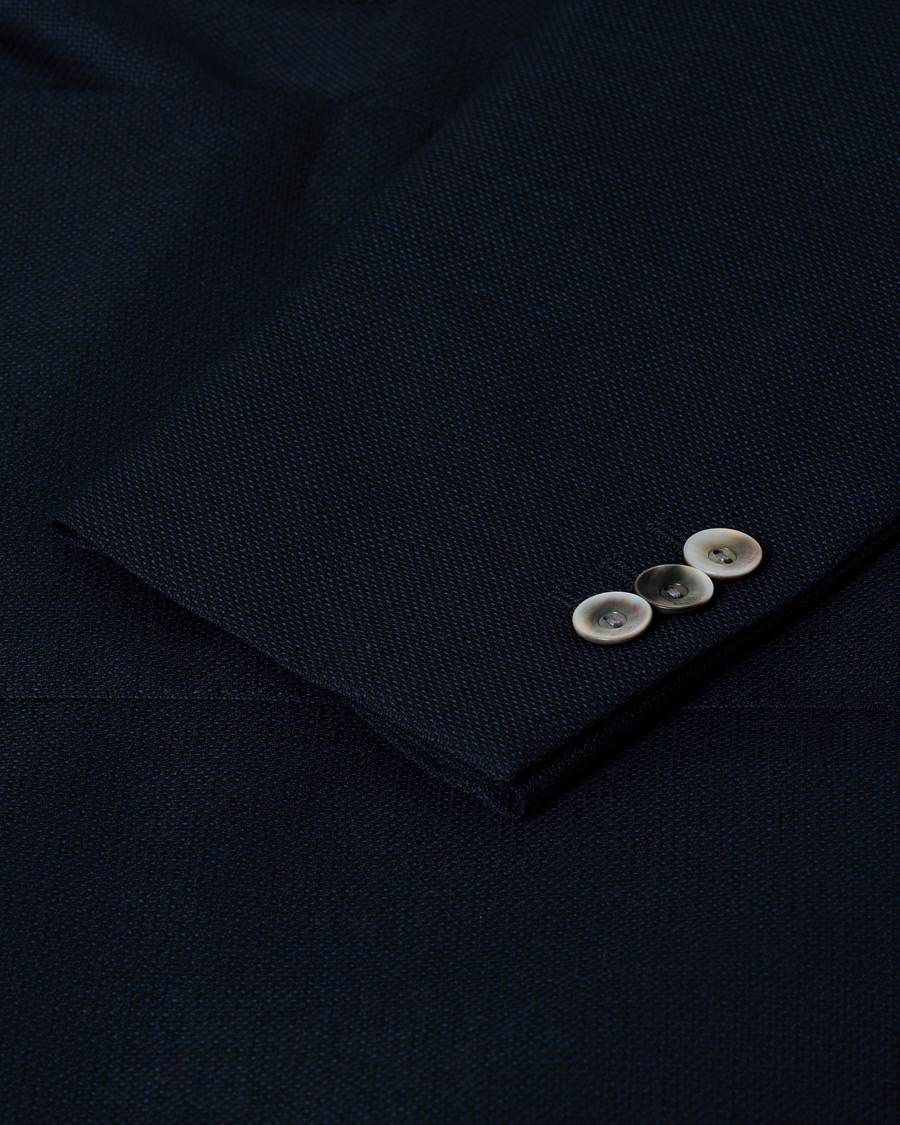 Mies | Pikkutakit | Pre-owned | Boglioli K Jacket Wool Hopsack Blazer Navy