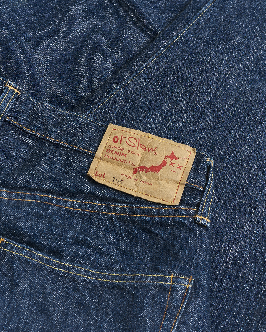 Mies | Pre-owned Housut | Pre-owned | orSlow Straight Fit 105 Selvedge Jeans One Wash 1 - XS