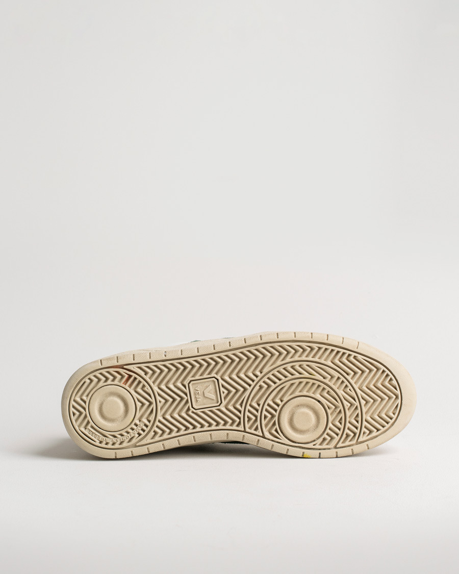 Mies | Veja V-12 Leather Sneaker Extra White/Cypres | Pre-owned | Veja V-12 Leather Sneaker Extra White/Cypres